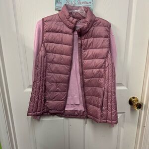 Stylish Pink Quilted Vest